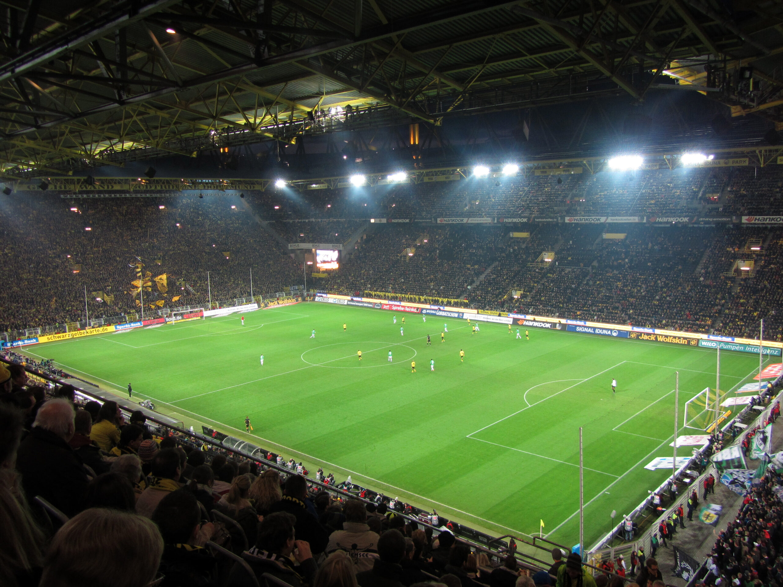Sets ein wichtiger Faktor in der Schlussphase: das Westfalenstadion.
