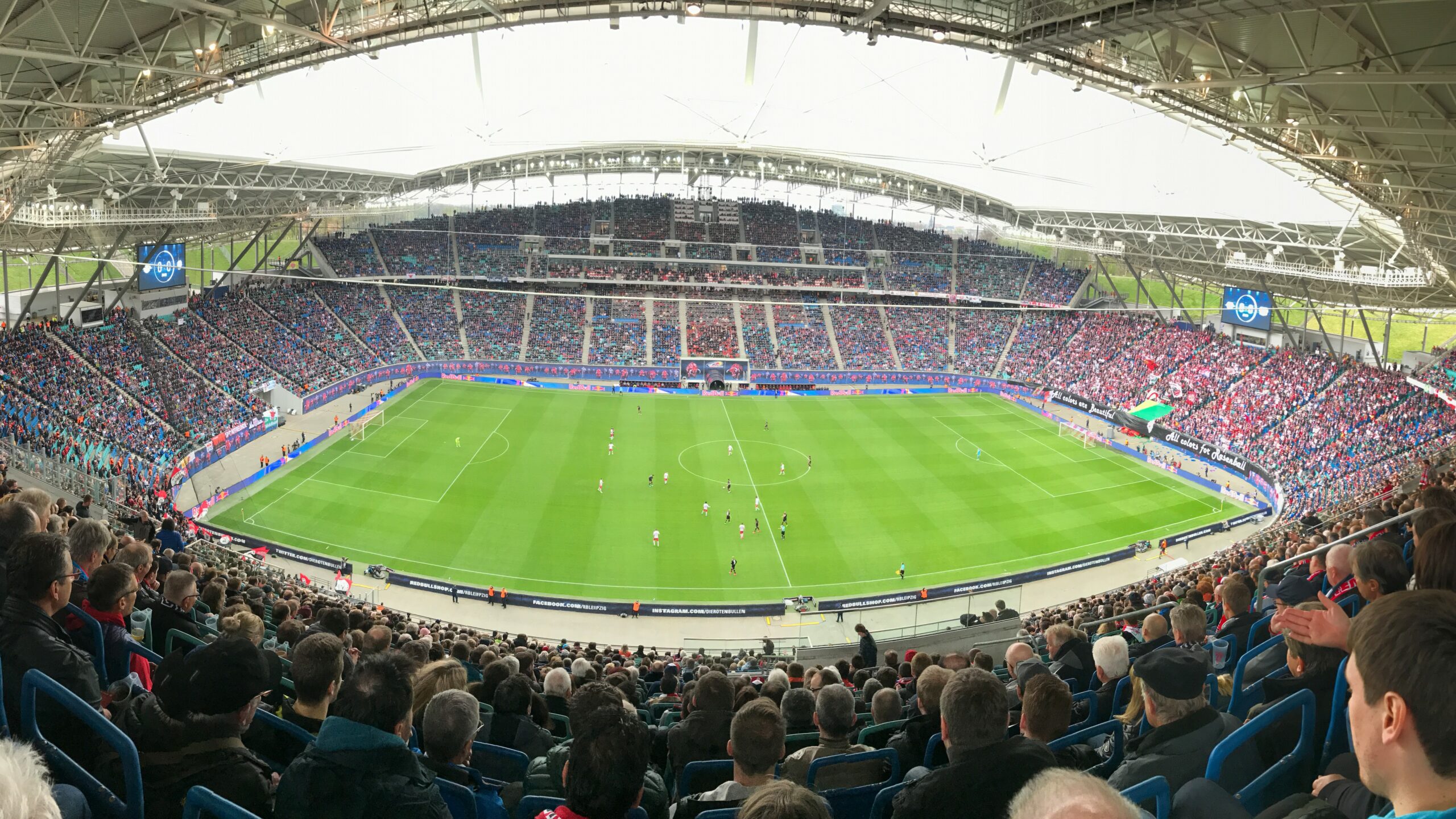 Heimstätte von RB Leipzig ist die Red Bull Arena